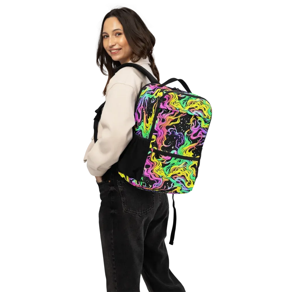 Midnight Chromatic on Utility Backpack — Back