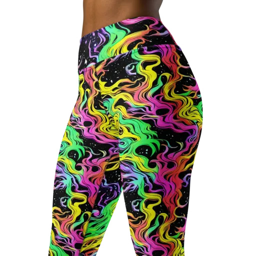 Midnight Chromatic on a Yoga Leggings