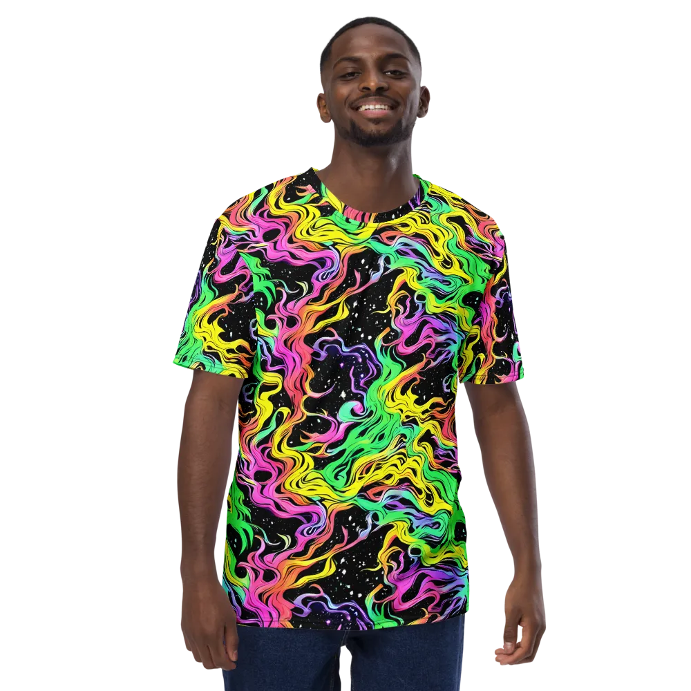 Midnight Chromatic on Men's Crew Neck T-Shirt — Front