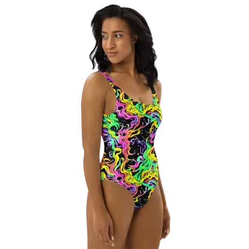 Midnight Chromatic on a One-Piece Swimsuit