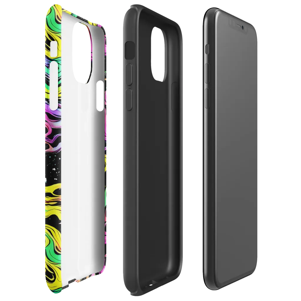 Midnight Chromatic on Tough Case for iPhone® — Right