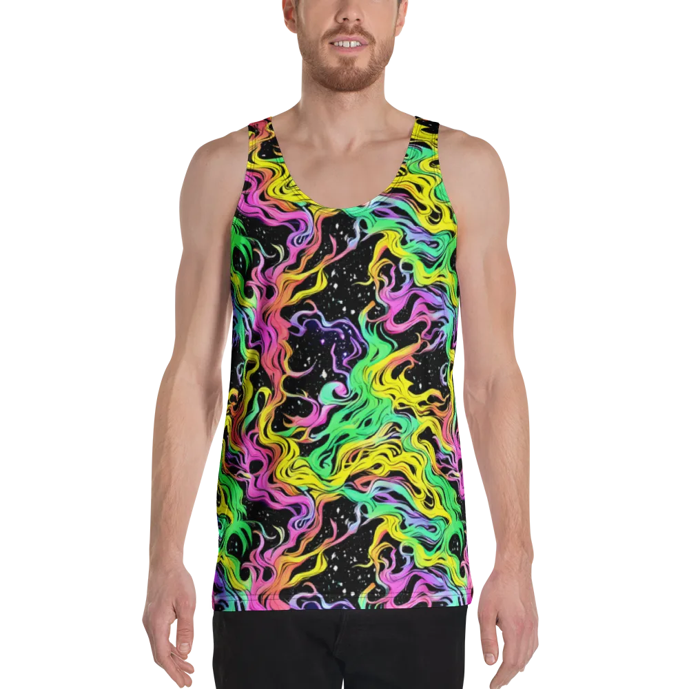 Midnight Chromatic on Men's Tank Top — Front