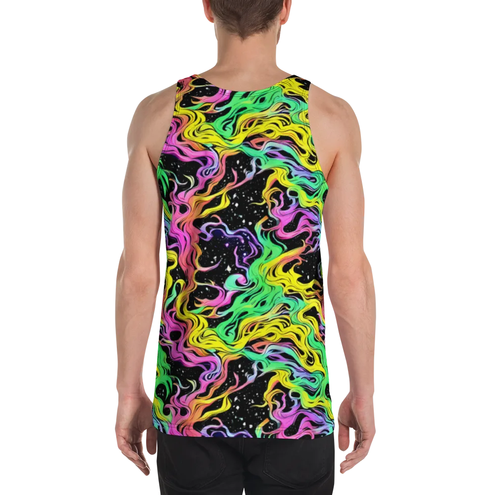 Midnight Chromatic on Men's Tank Top — Back