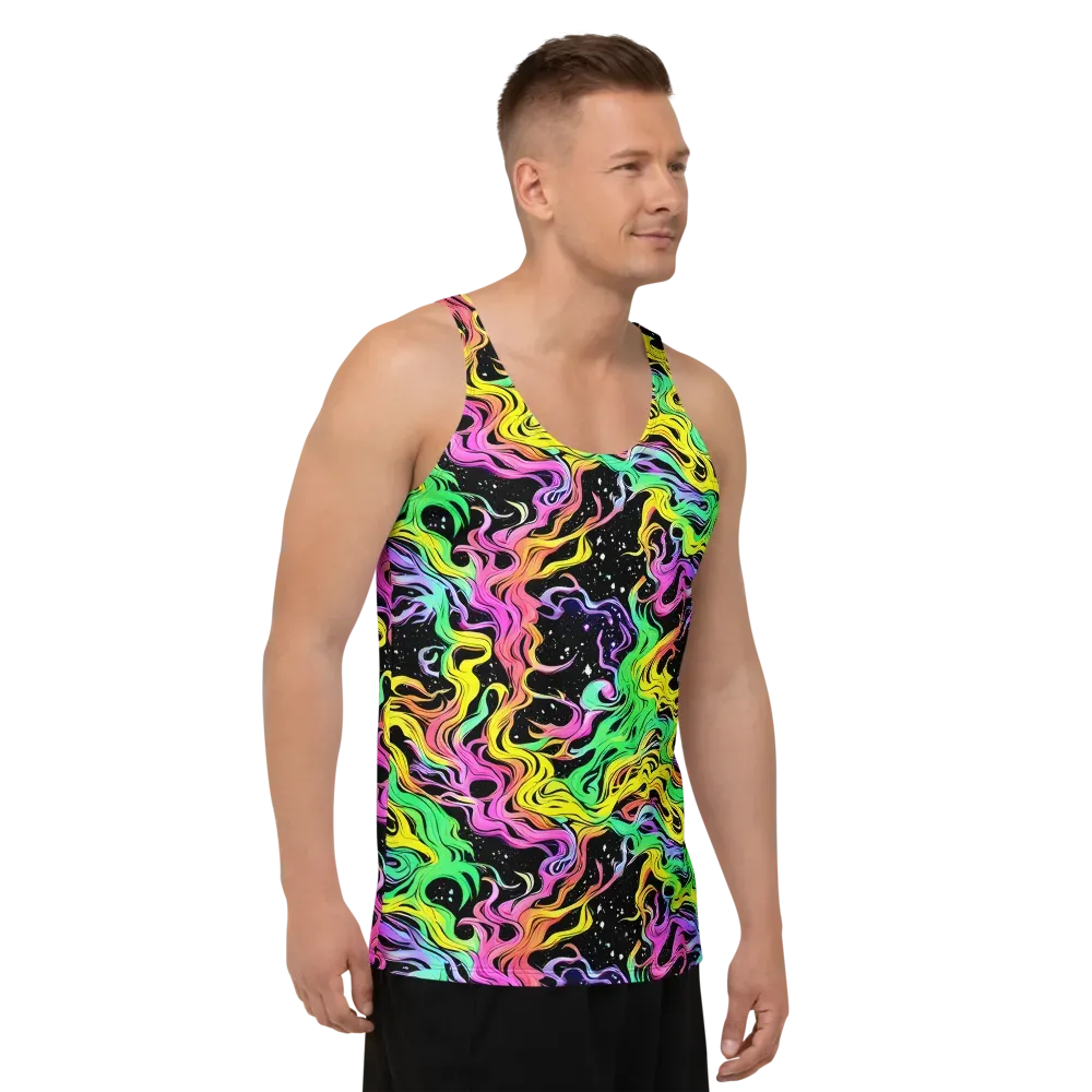 Midnight Chromatic on Men's Tank Top — Right Front