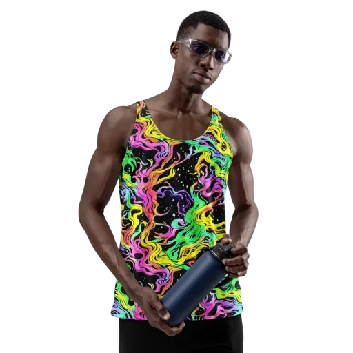 Midnight Chromatic on a Men's Tank Top
