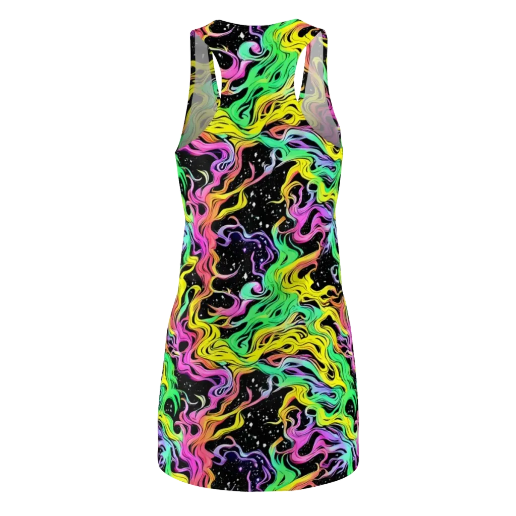 Midnight Chromatic on Racerback Dress — Back