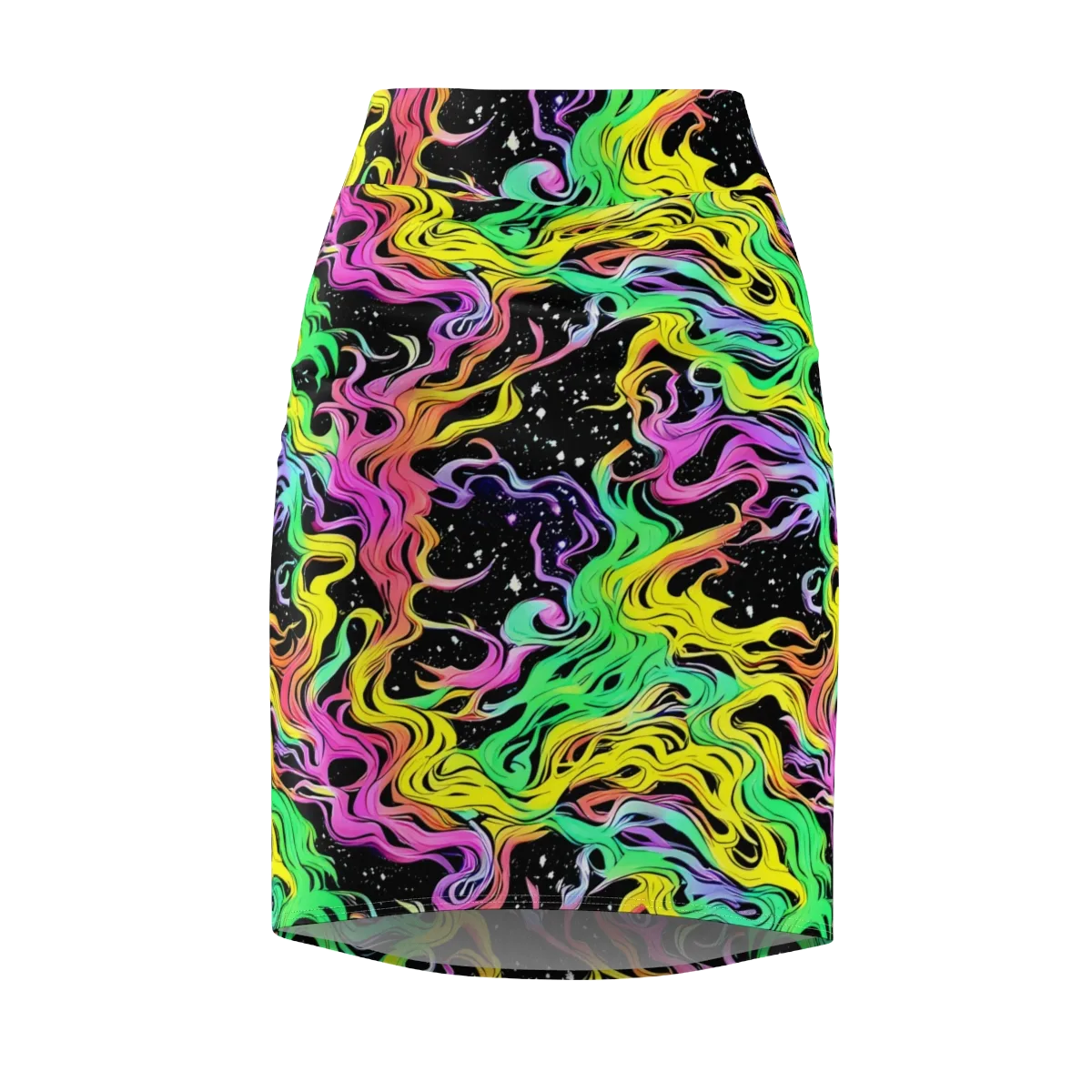 Midnight Chromatic on Pencil Skirt — Front