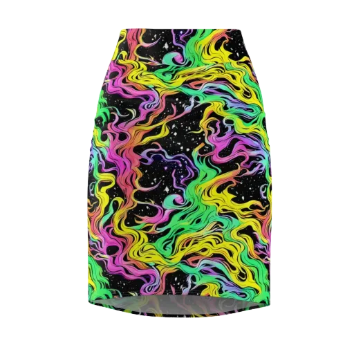 Midnight Chromatic on a Pencil Skirt