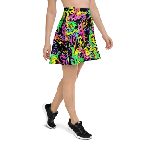 Midnight Chromatic on a Skater Skirt