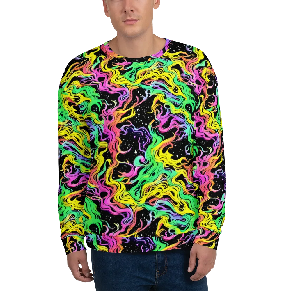 Midnight Chromatic on Sweatshirt — Front