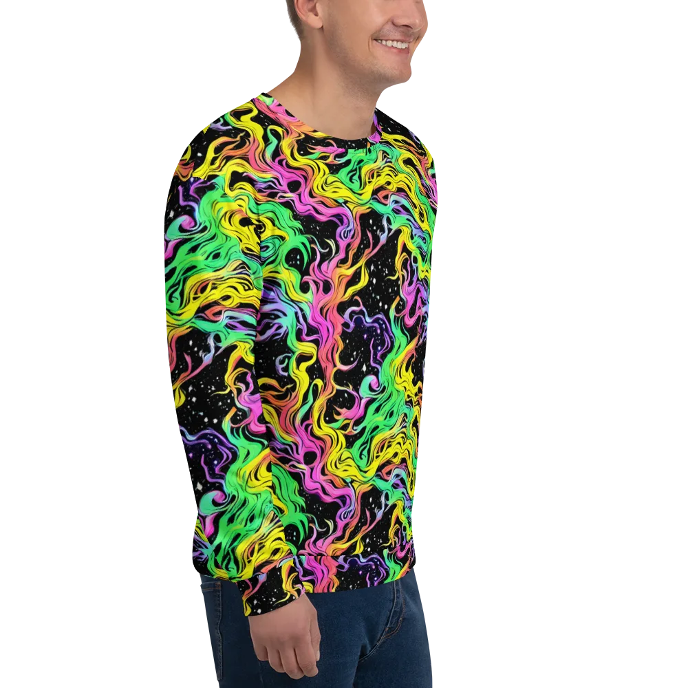Midnight Chromatic on Sweatshirt — Right Front