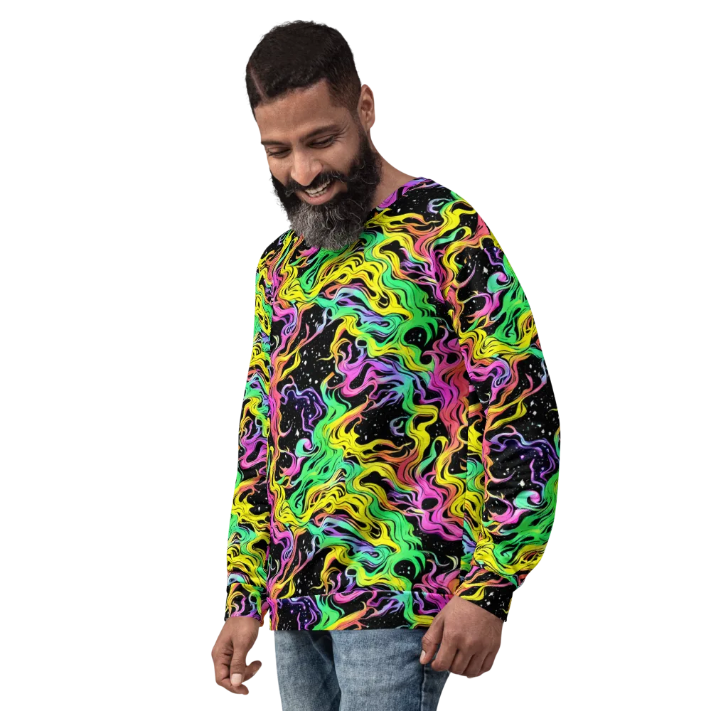 Midnight Chromatic on Sweatshirt — Left Front