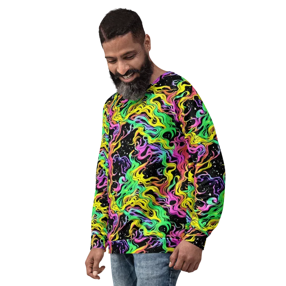 Midnight Chromatic on Sweatshirt — Left Front