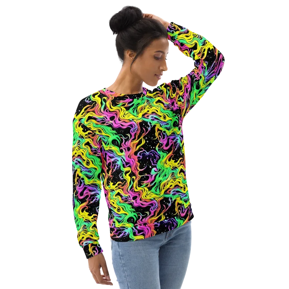 Midnight Chromatic on Sweatshirt — Right Front