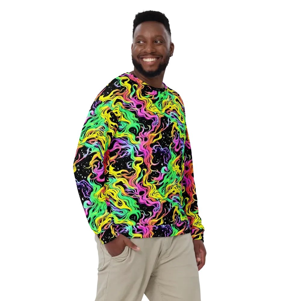 Midnight Chromatic on Sweatshirt — Front