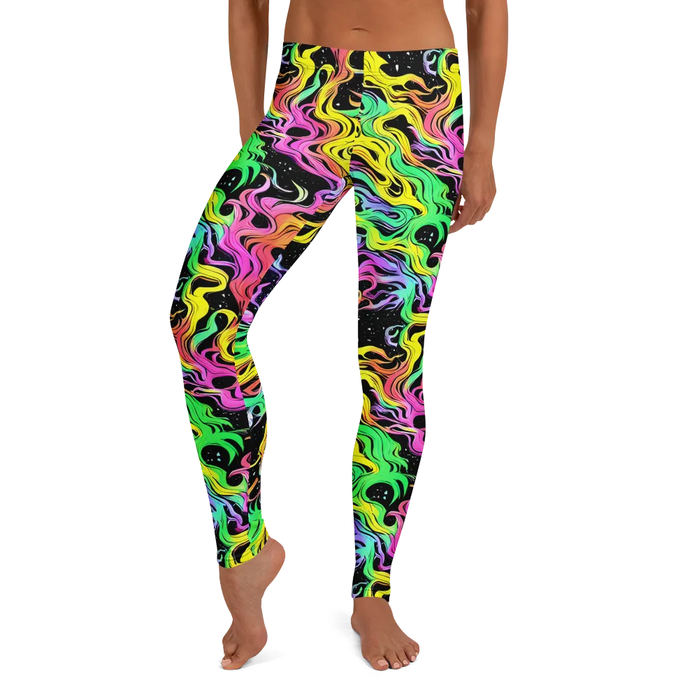 Midnight Chromatic on Leggings — Front
