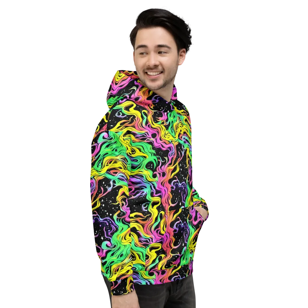 Midnight Chromatic on Hoodie — Right