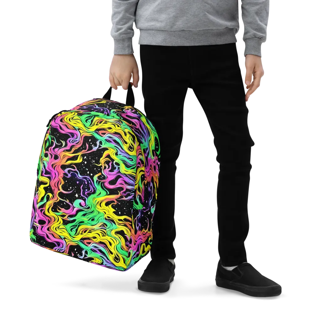 Midnight Chromatic on Minimalist Backpack — Zoomed-in