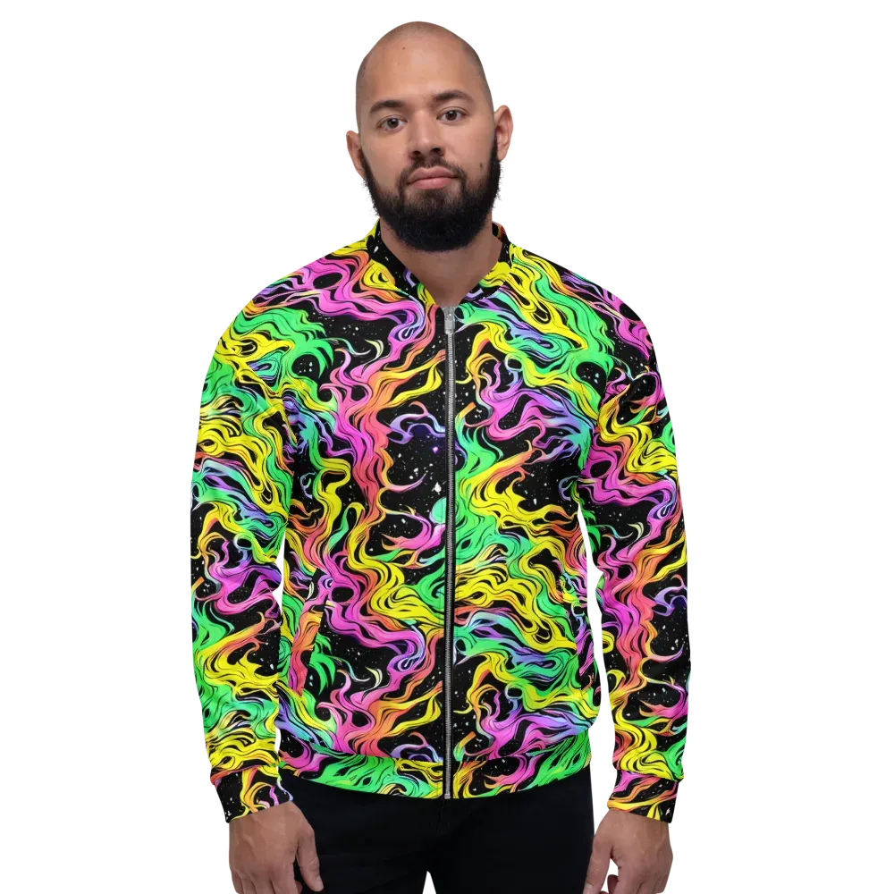 Midnight Chromatic on Bomber Jacket — Front