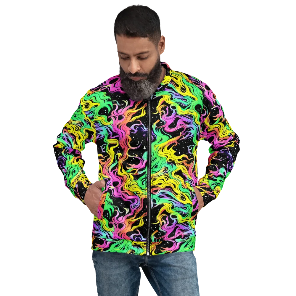 Midnight Chromatic on Bomber Jacket — Front