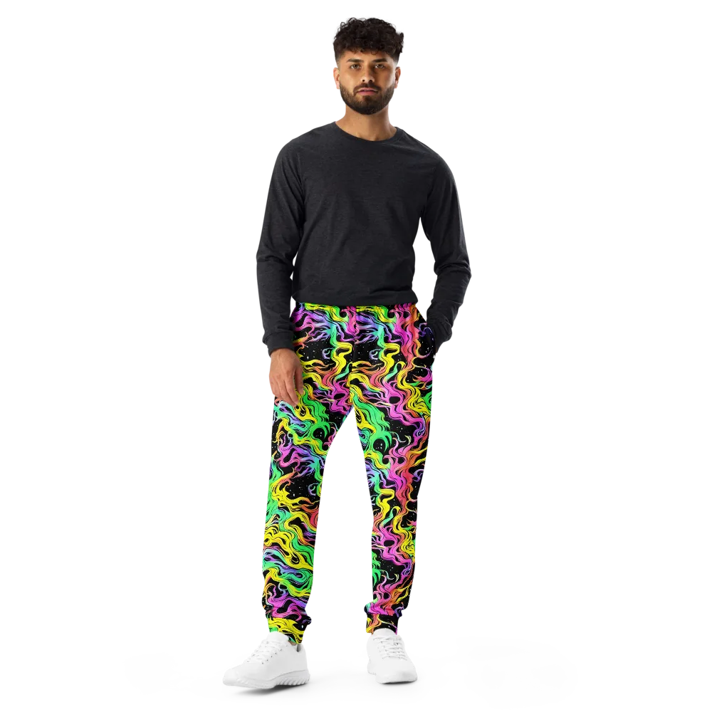 Midnight Chromatic on Men's Joggers — Front