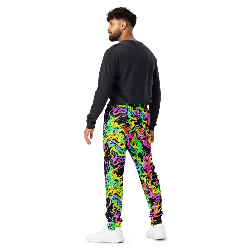 Midnight Chromatic on Men's Joggers — Back