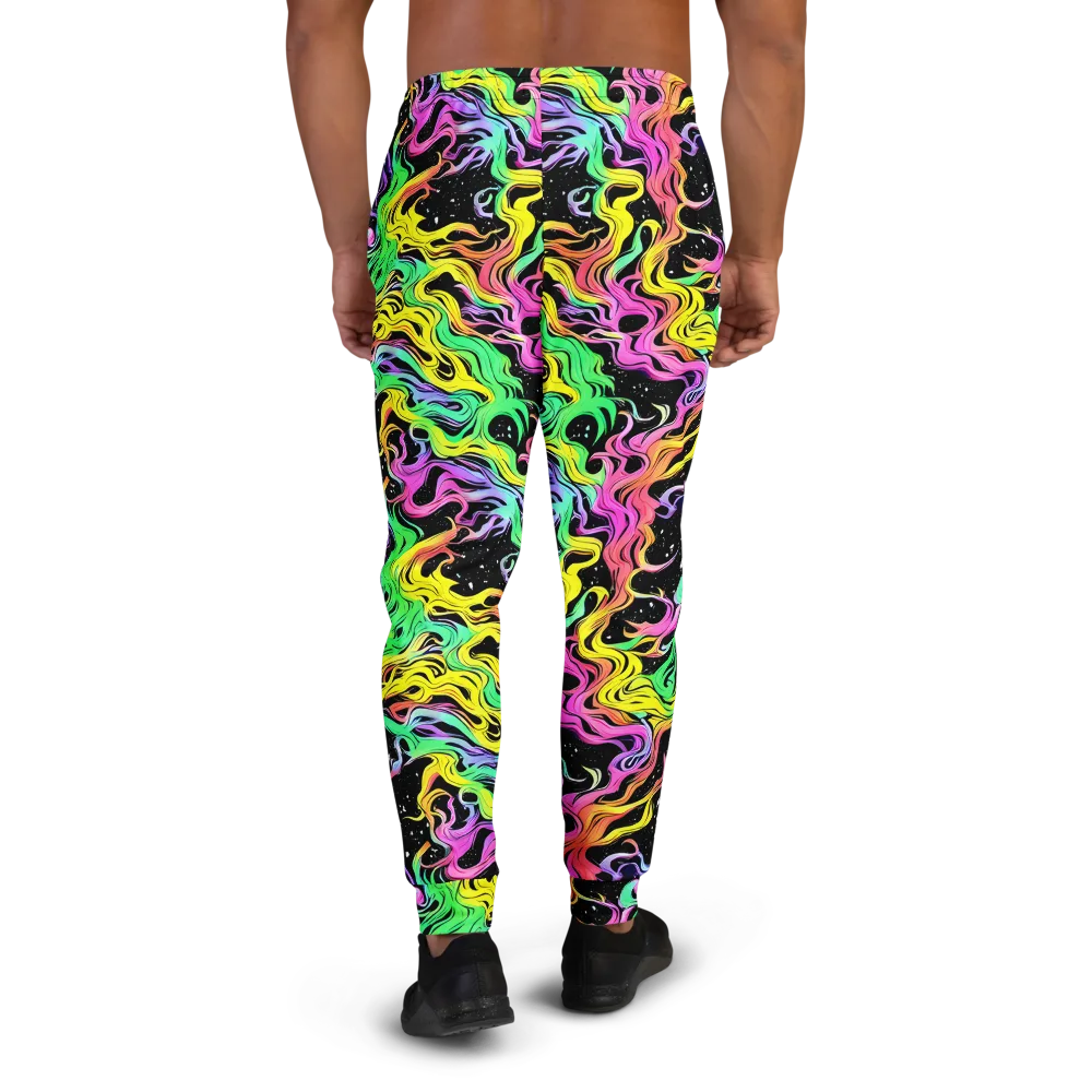 Midnight Chromatic on Men's Joggers — Back