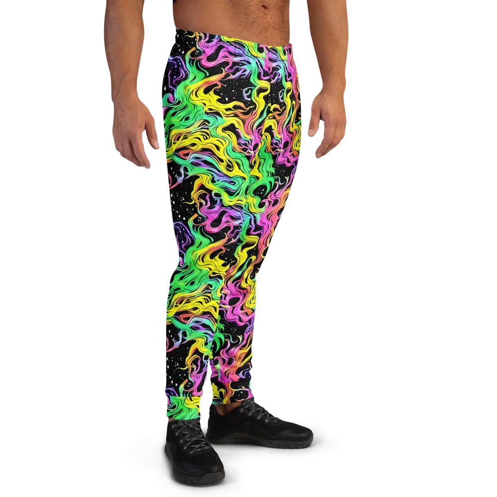 Midnight Chromatic on Men's Joggers — Right
