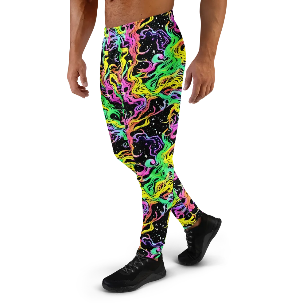 Midnight Chromatic on Men's Joggers — Left