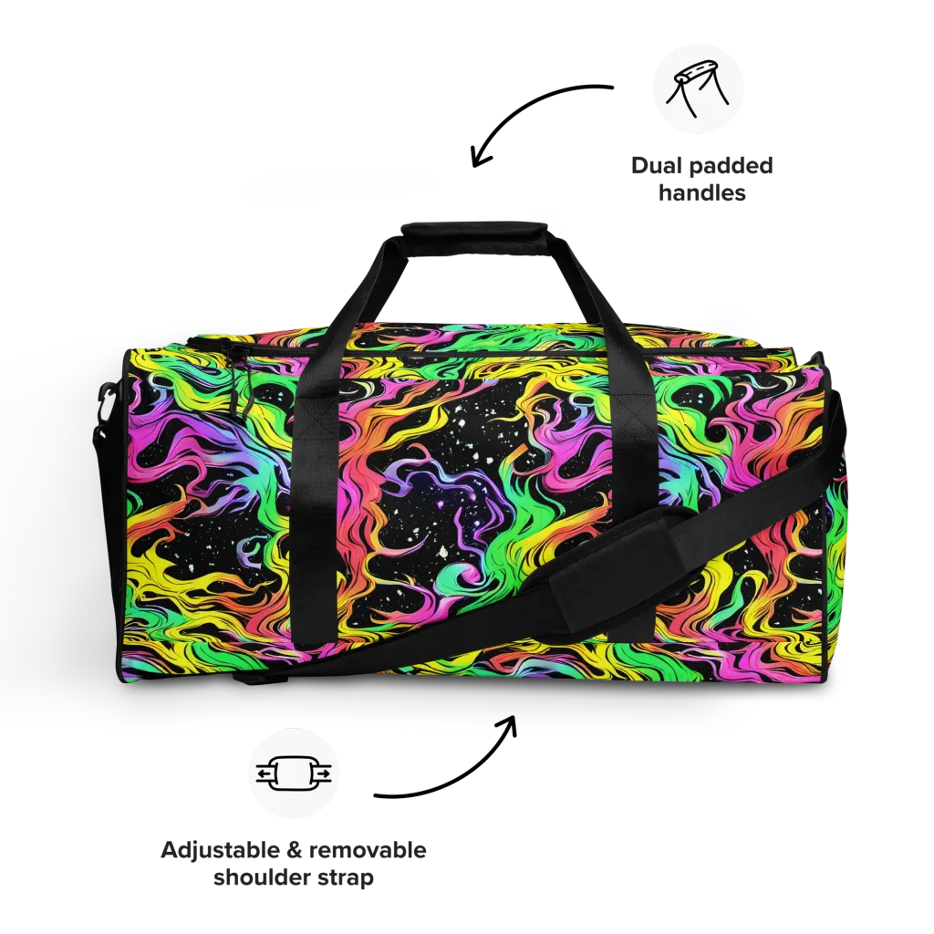 Midnight Chromatic on Duffle Bag — Front