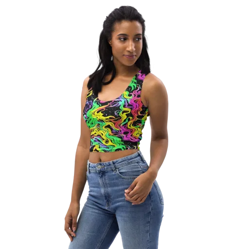 Midnight Chromatic on a Crop Top