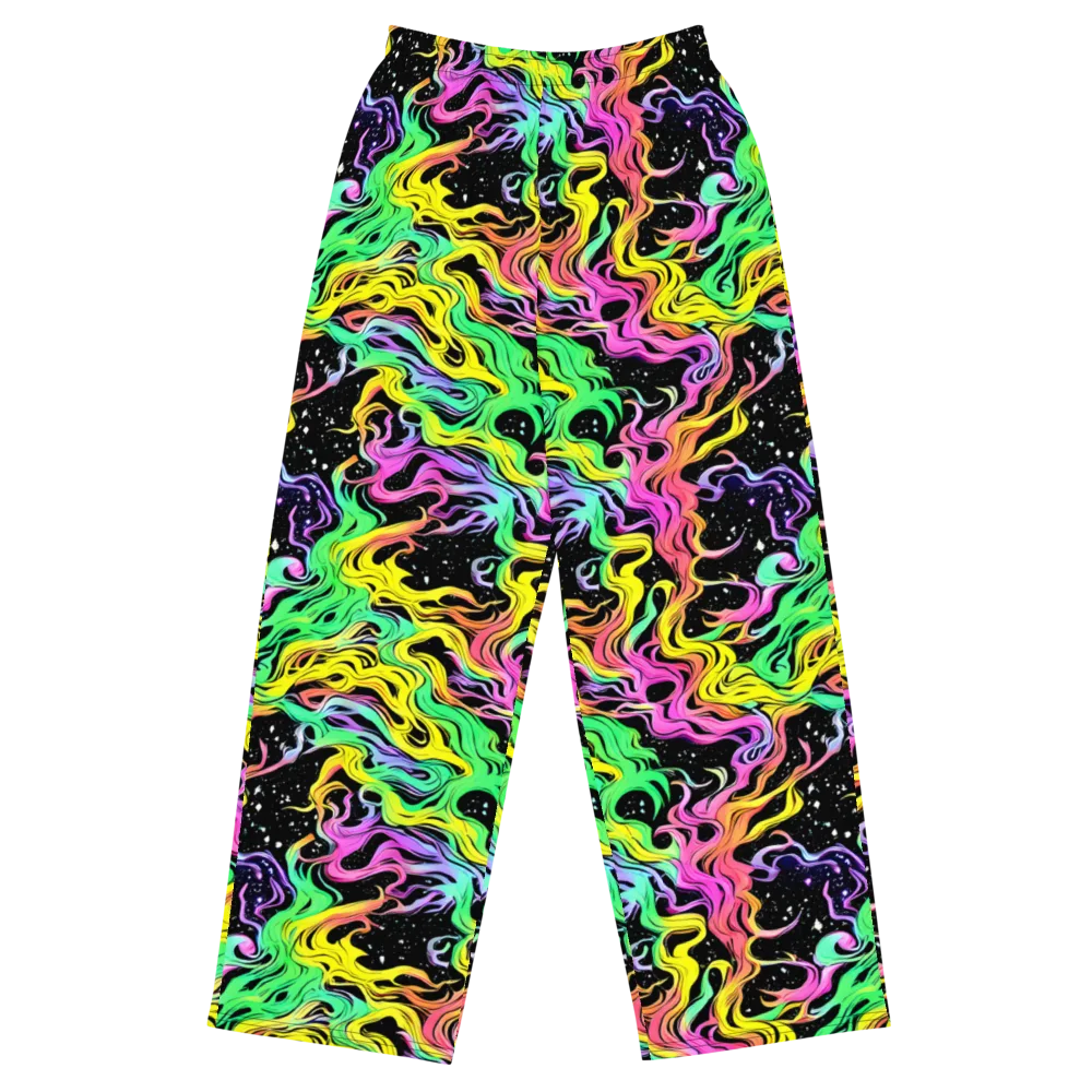 Midnight Chromatic on Wide-Leg Pants — Front