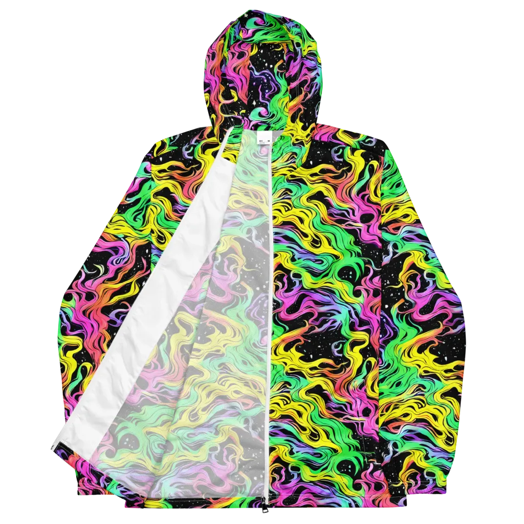 Midnight Chromatic on Men's Windbreaker — Front