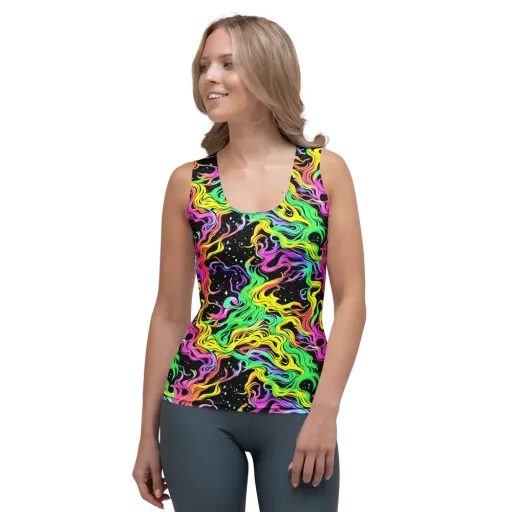 Midnight Chromatic on a Women's Tank Top