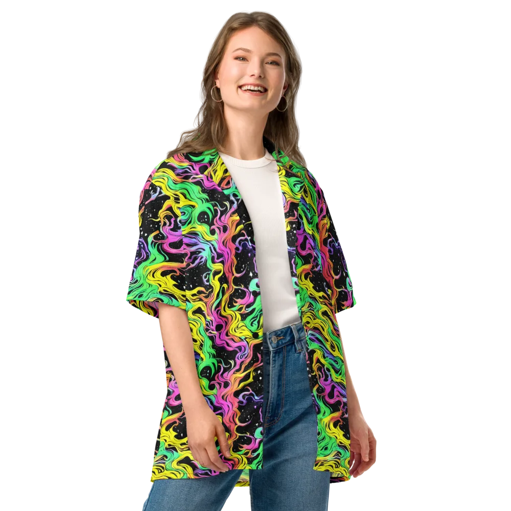 Midnight Chromatic on Button Shirt — Front