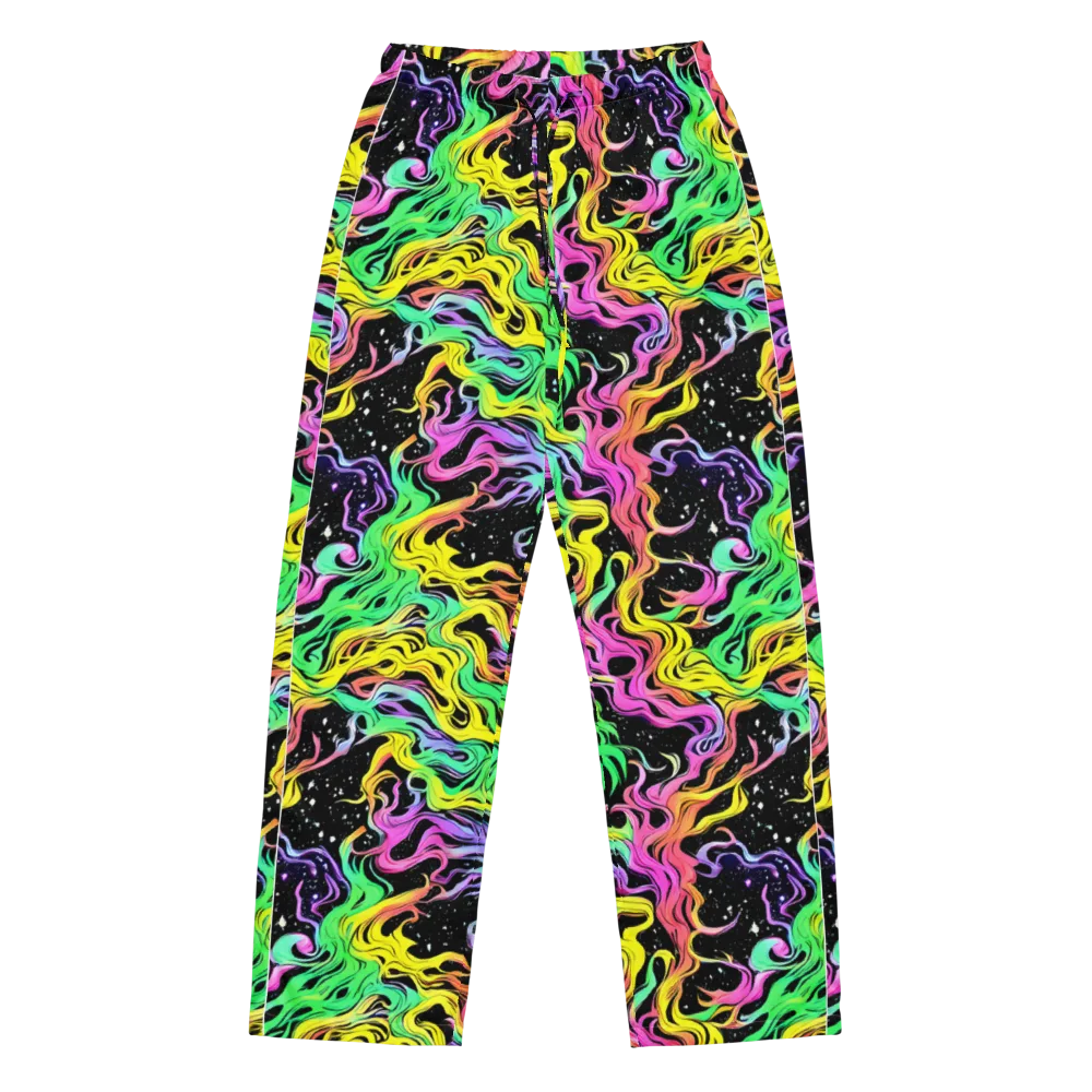 Midnight Chromatic on Women's Pajama Pants — Front