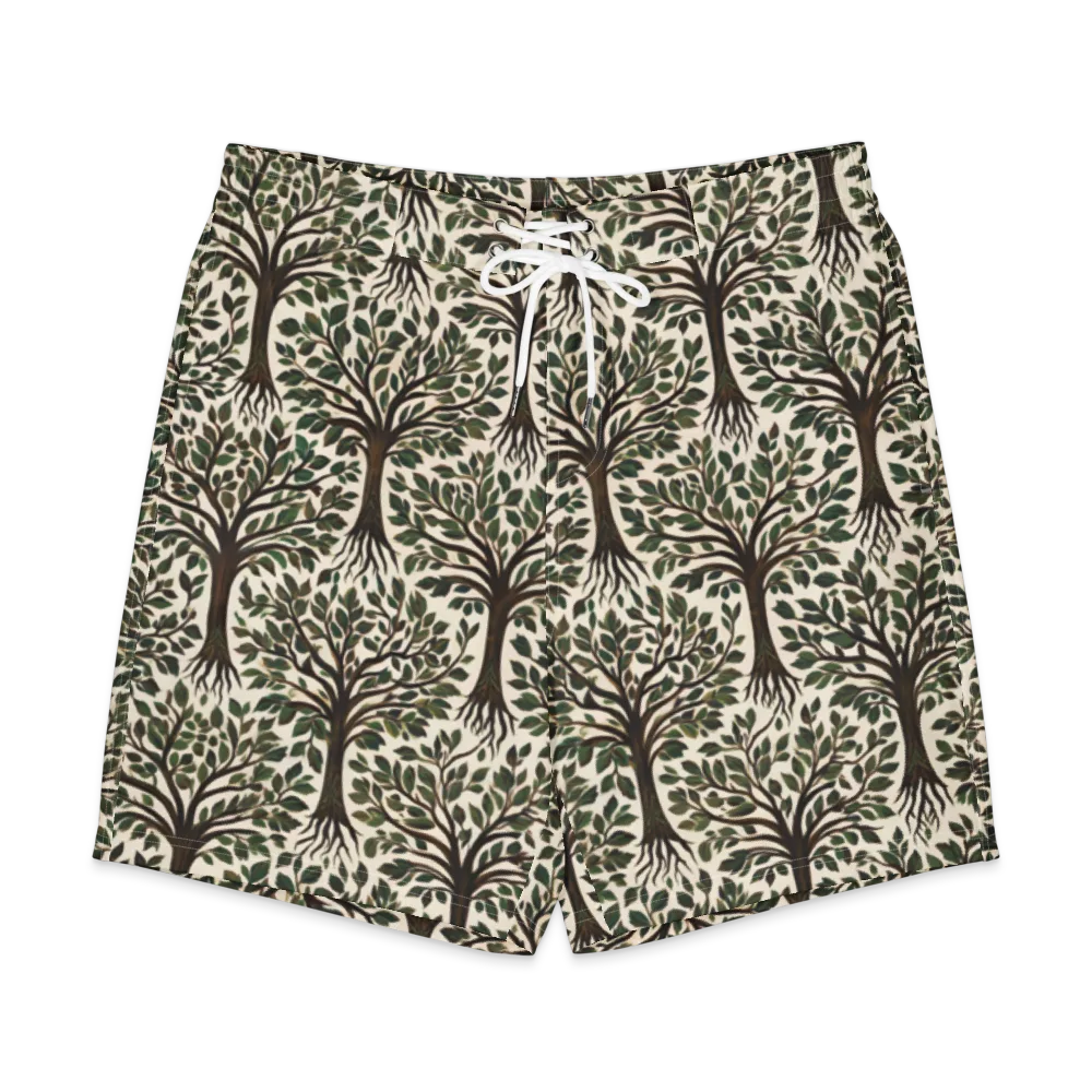 Tree of Life on Men's Board Shorts — Front