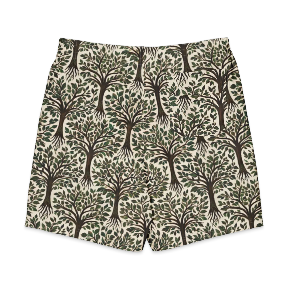 Tree of Life on Men's Board Shorts — Back