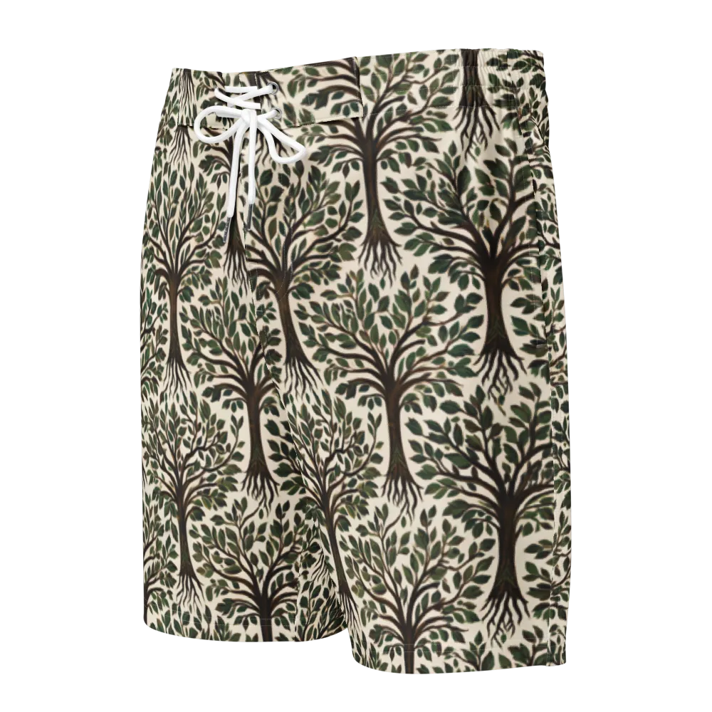 Tree of Life on Men's Board Shorts — Front