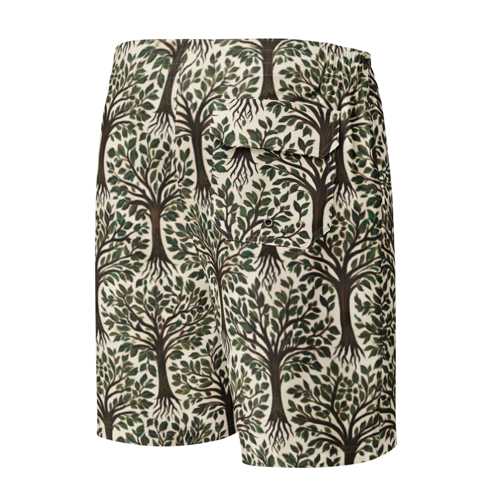 Tree of Life on Men's Board Shorts — Back