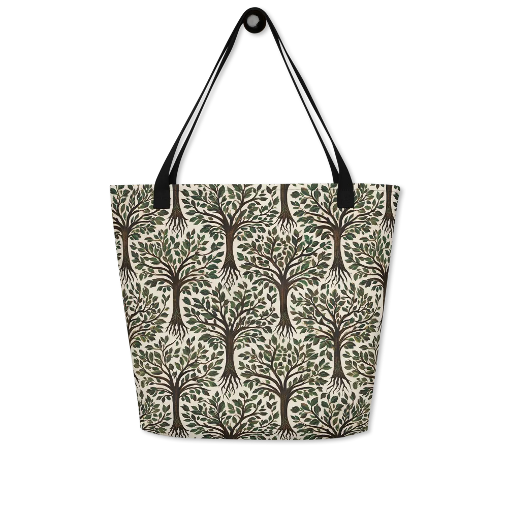 Tree of Life on Large Tote Bag W/ Pocket — Front
