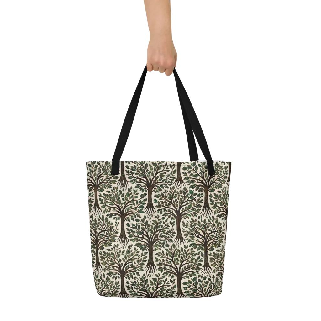 Tree of Life on Large Tote Bag W/ Pocket — Front