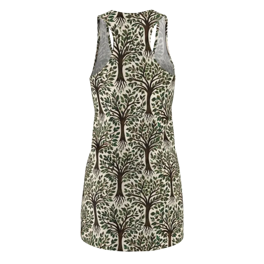 Tree of Life on Racerback Dress — Back
