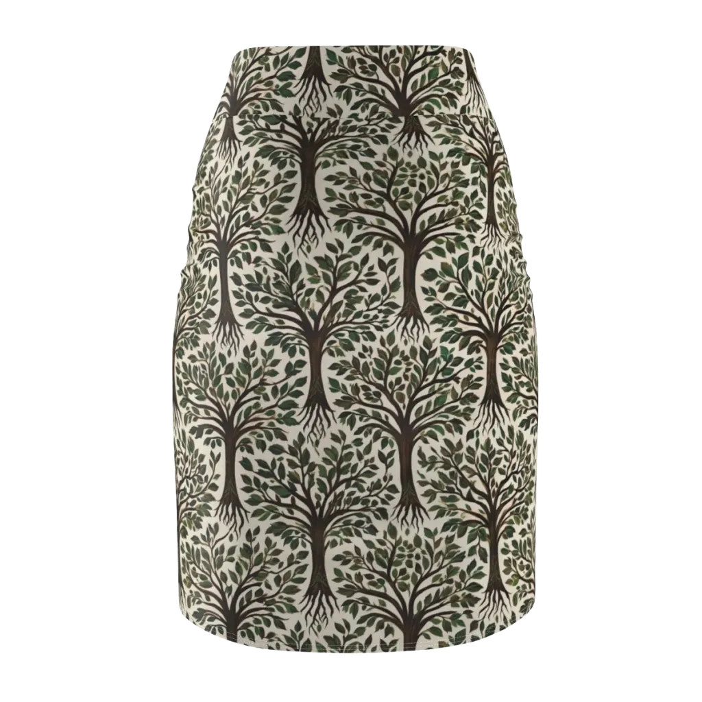 Tree of Life on Pencil Skirt — Back