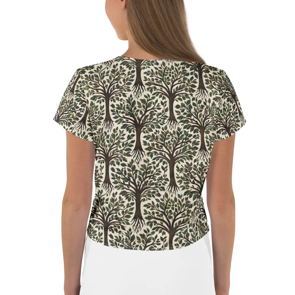 Tree of Life on Crop Tee — Back
