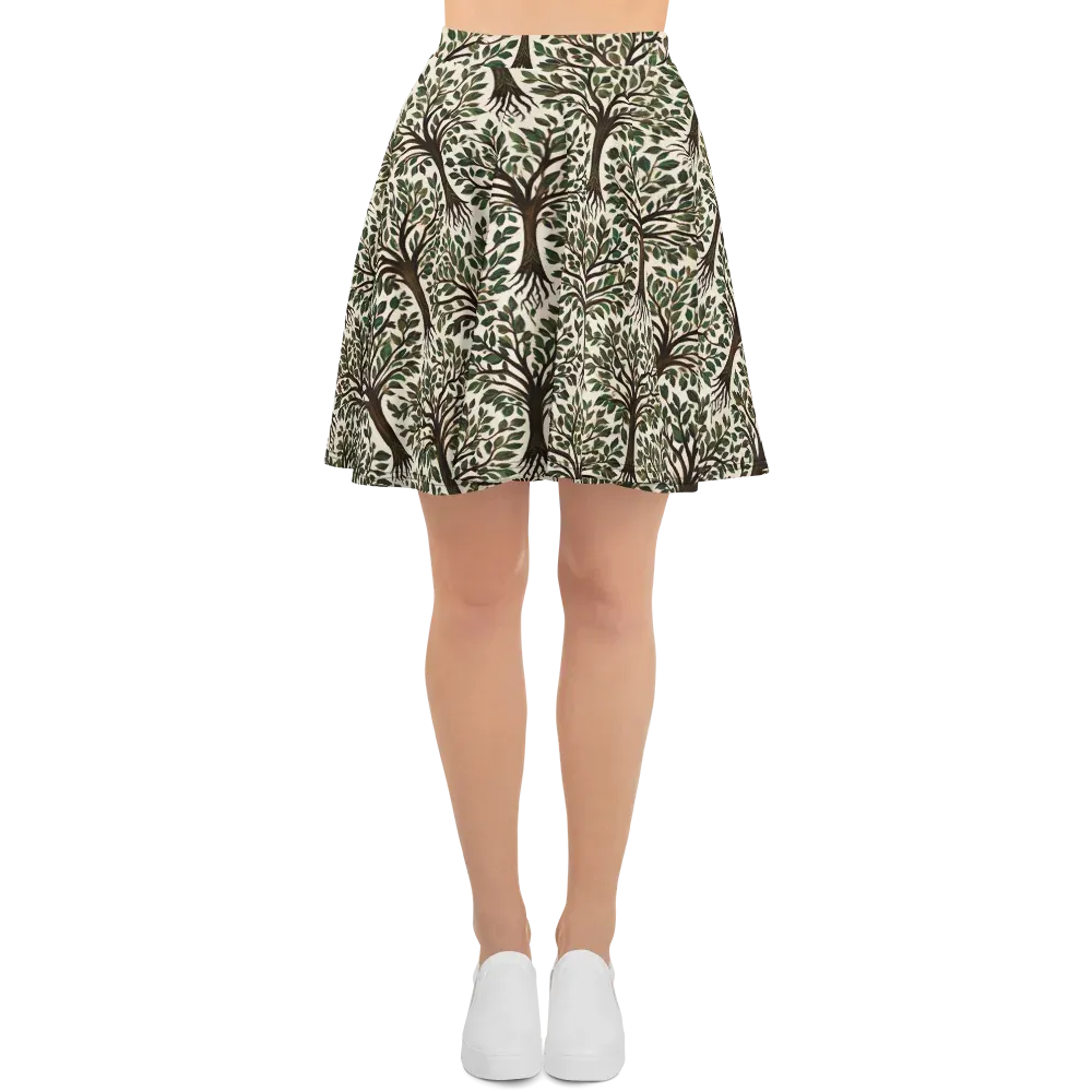 Tree of Life on Skater Skirt — Front