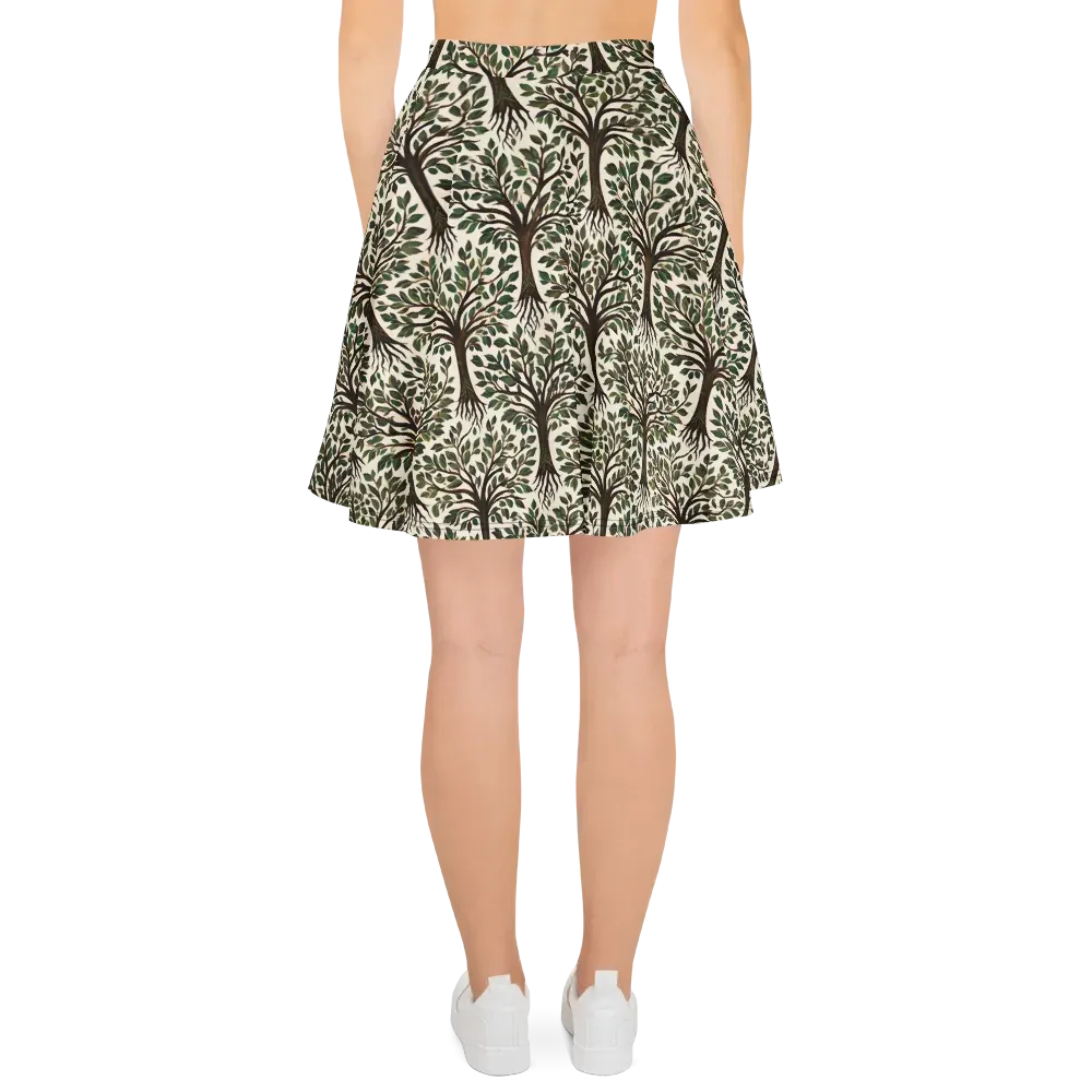 Tree of Life on Skater Skirt — Back