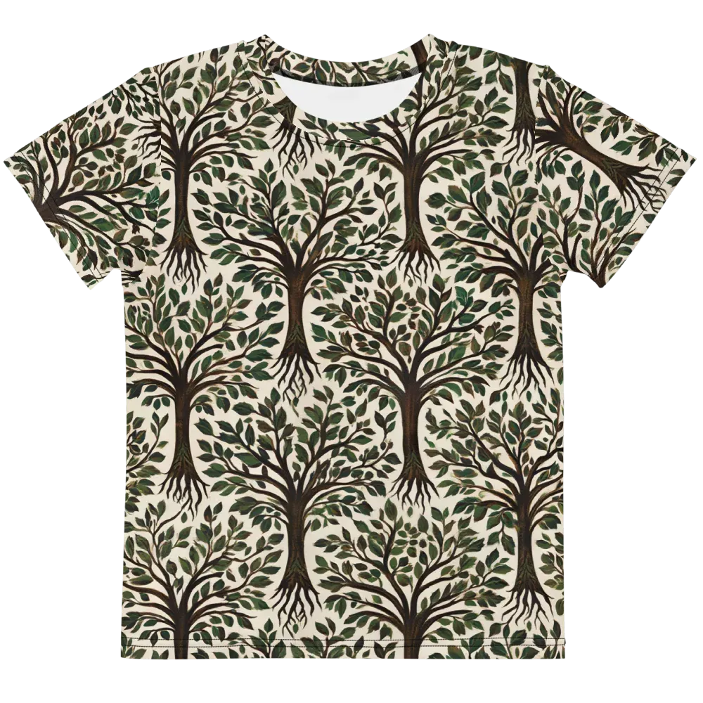 Tree of Life on Kids Crew Neck T-Shirt — Front