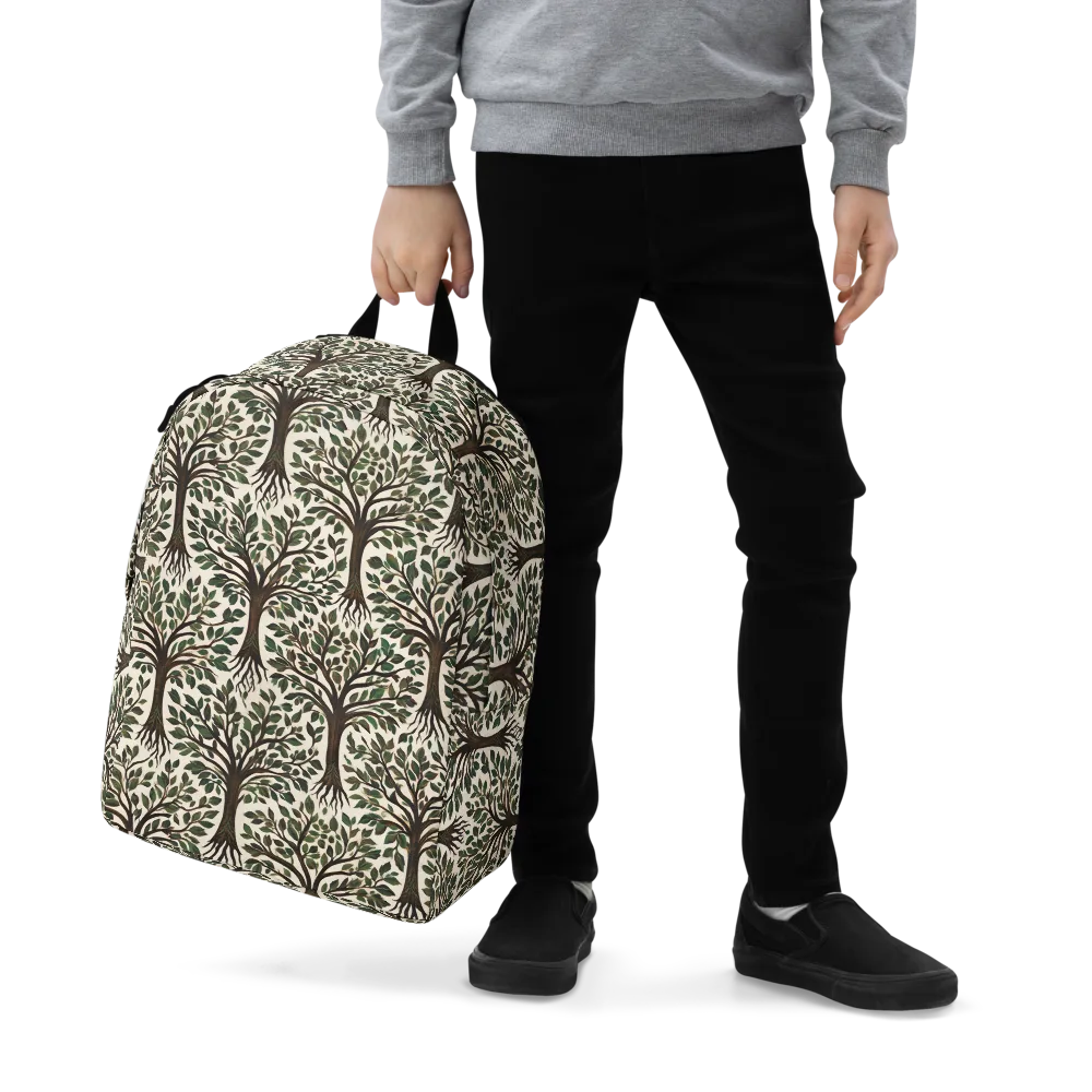 Tree of Life on Minimalist Backpack — Zoomed-in