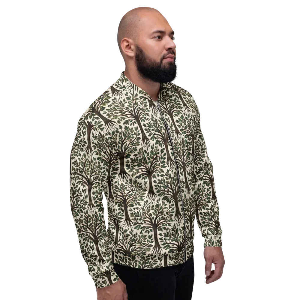 Tree of Life on Bomber Jacket — Right
